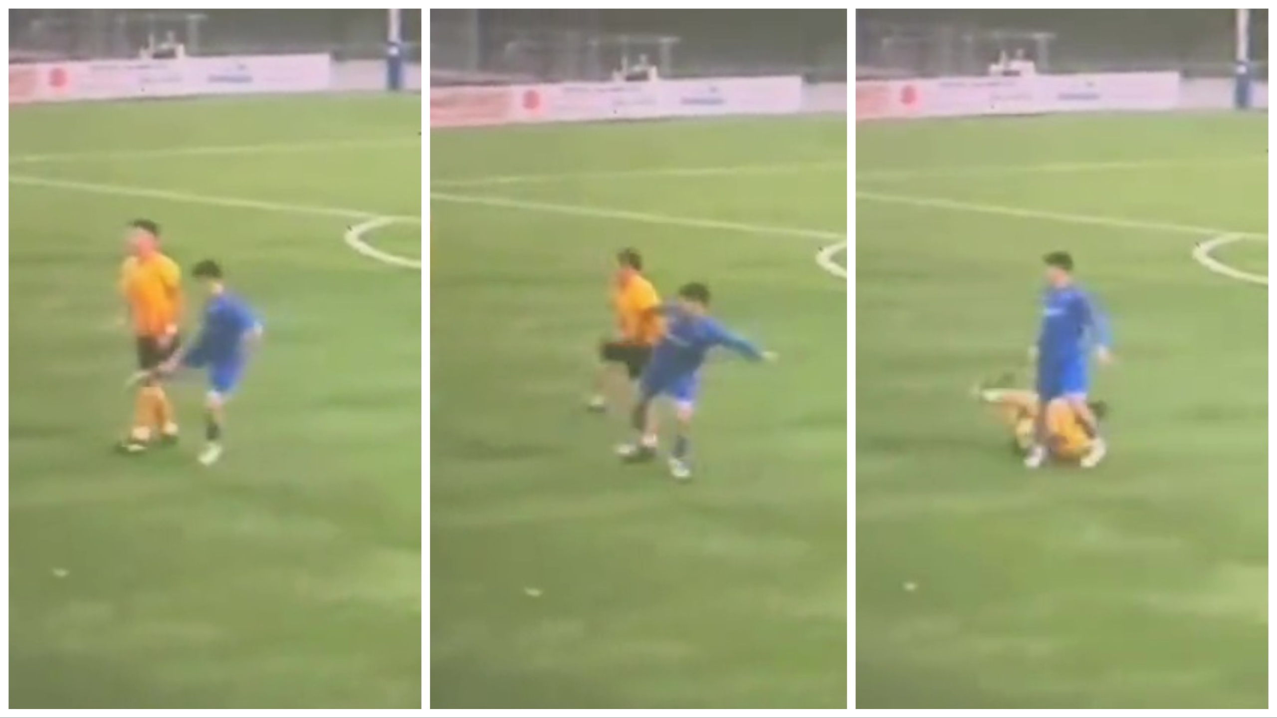 La falta más antideportiva del año, sanción de por vida para un futbolista