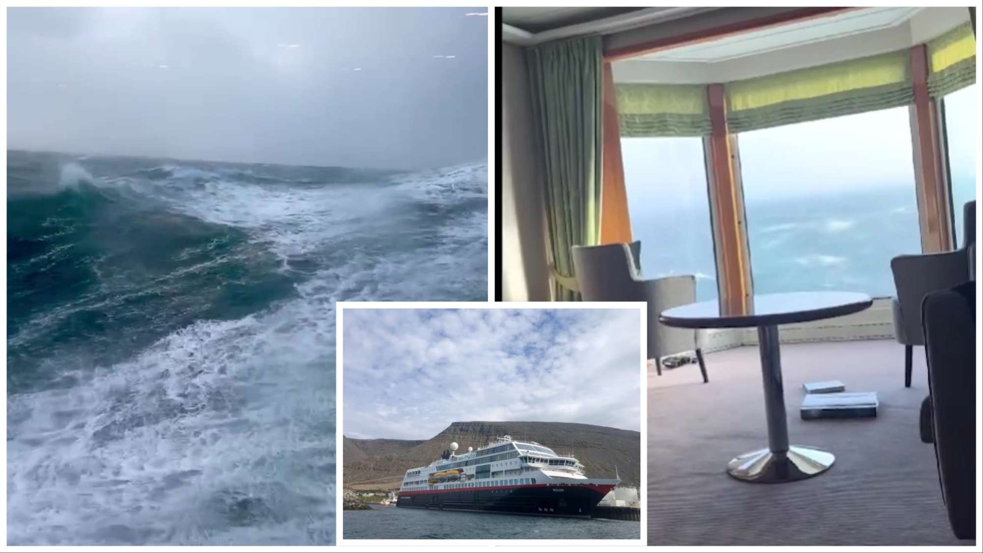 Nave da crociera alla deriva: onde anomale sullo scafo, video shock