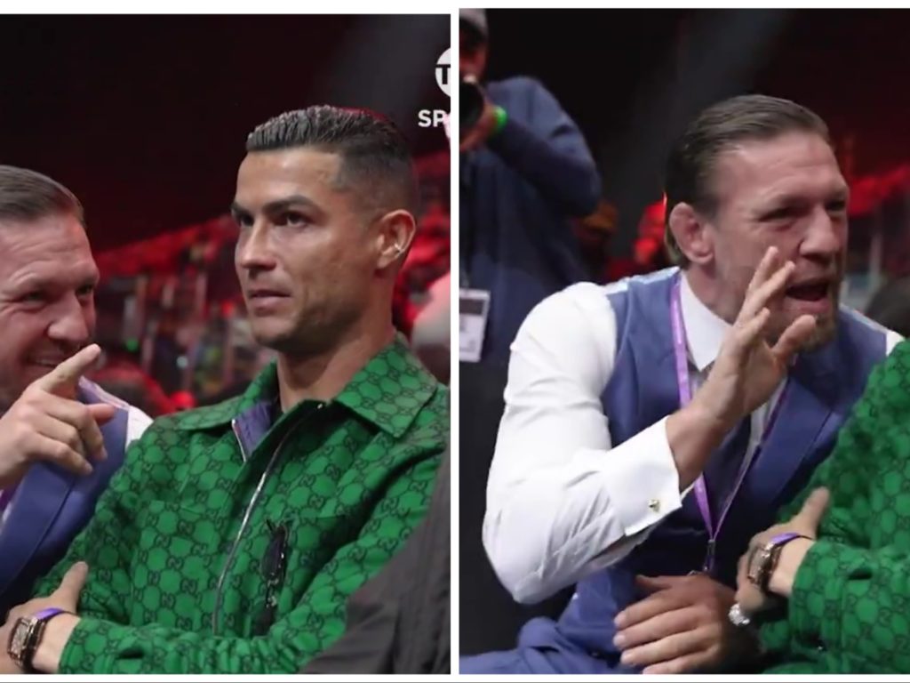 Conor McGregor terrorisiert Cristiano Ronaldo bei einem Boxkampf