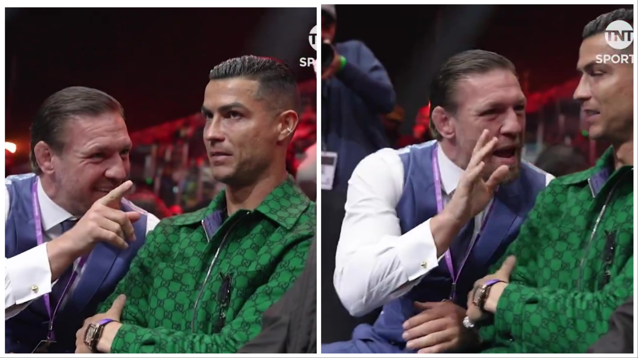 Conor McGregor aterroriza a Cristiano Ronaldo en un combate de box