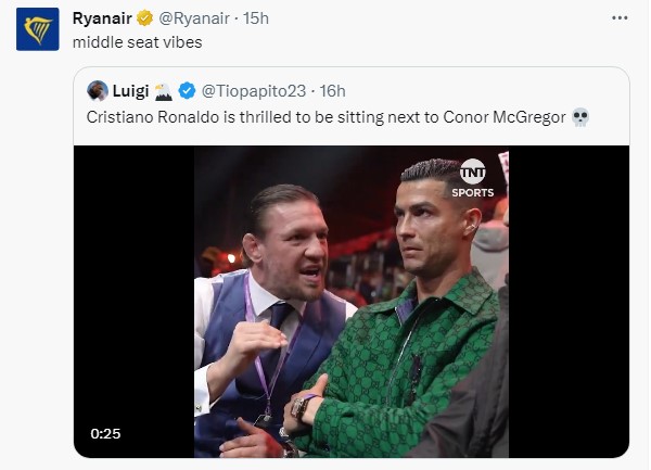 Conor McGregor terrorise Cristiano Ronaldo lors d'un match de boxe