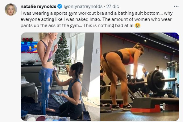 Influencerin demonstriert Machismo im Fitnessstudio: Beschimpft wegen Kleidung