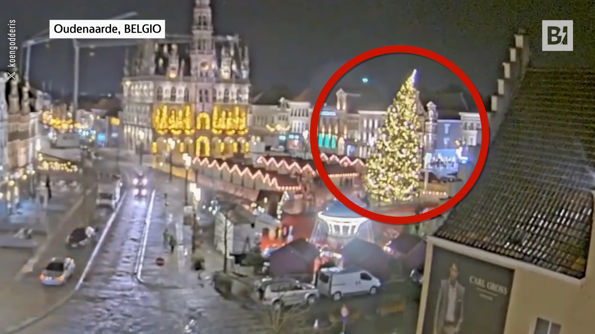 Tragedia in Belgio: donna uccisa dall’albero di Natale