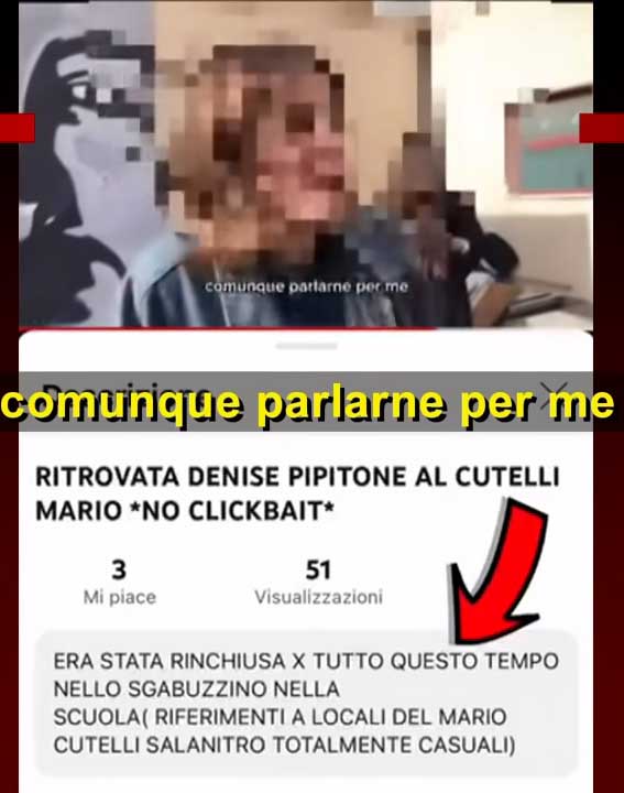 Denise Pipitone encontrada, impactante video de dos estudiantes genera controversia