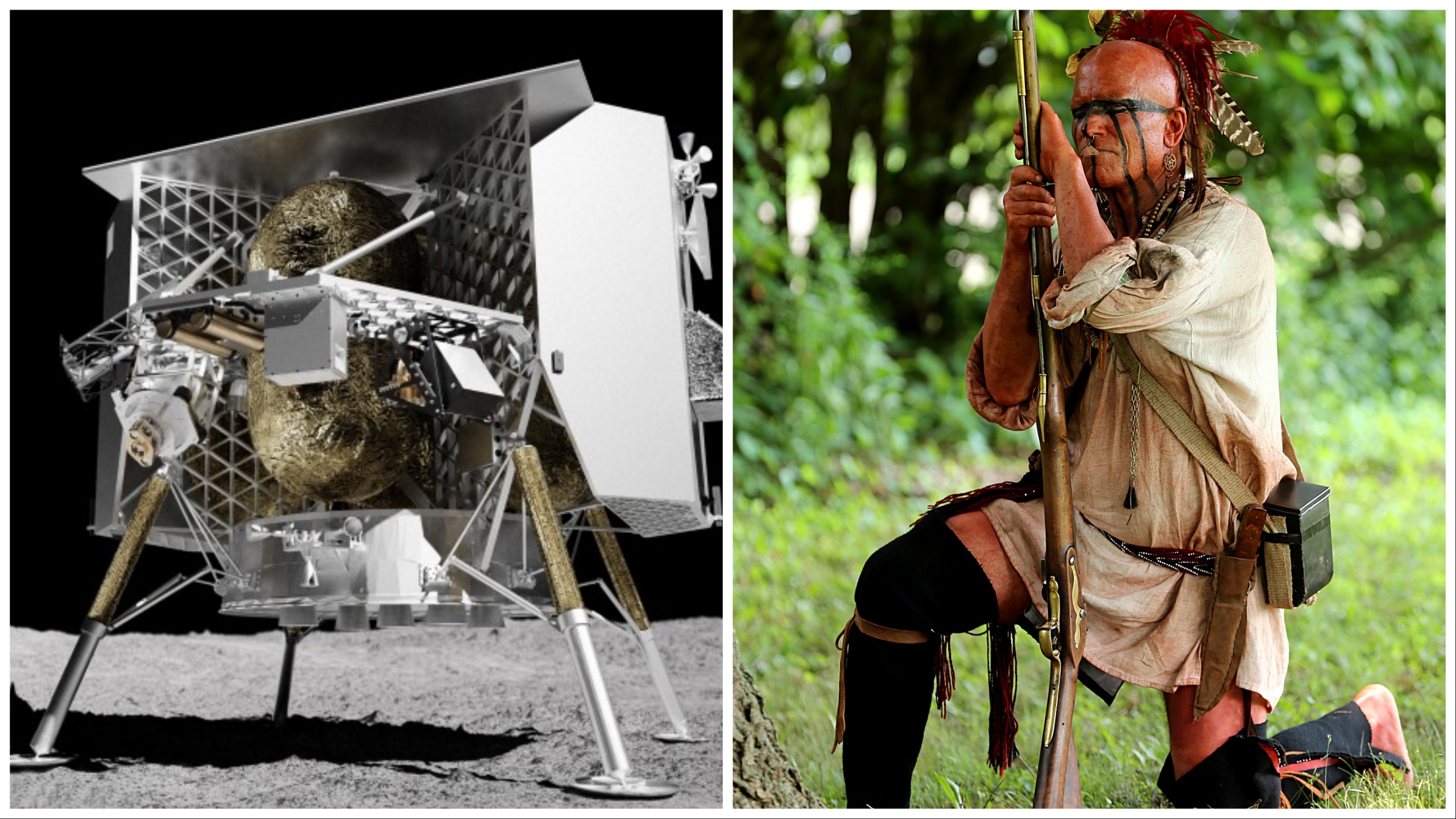 Vuelo privado trae restos de muertos a la Luna y los nativos americanos se levantan