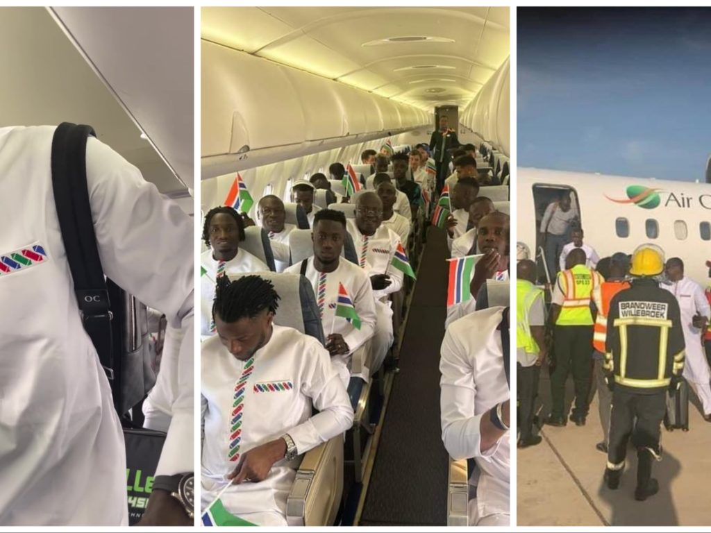 Avión sin oxígeno, la selección de fútbol de Gambia corre peligro de asfixia