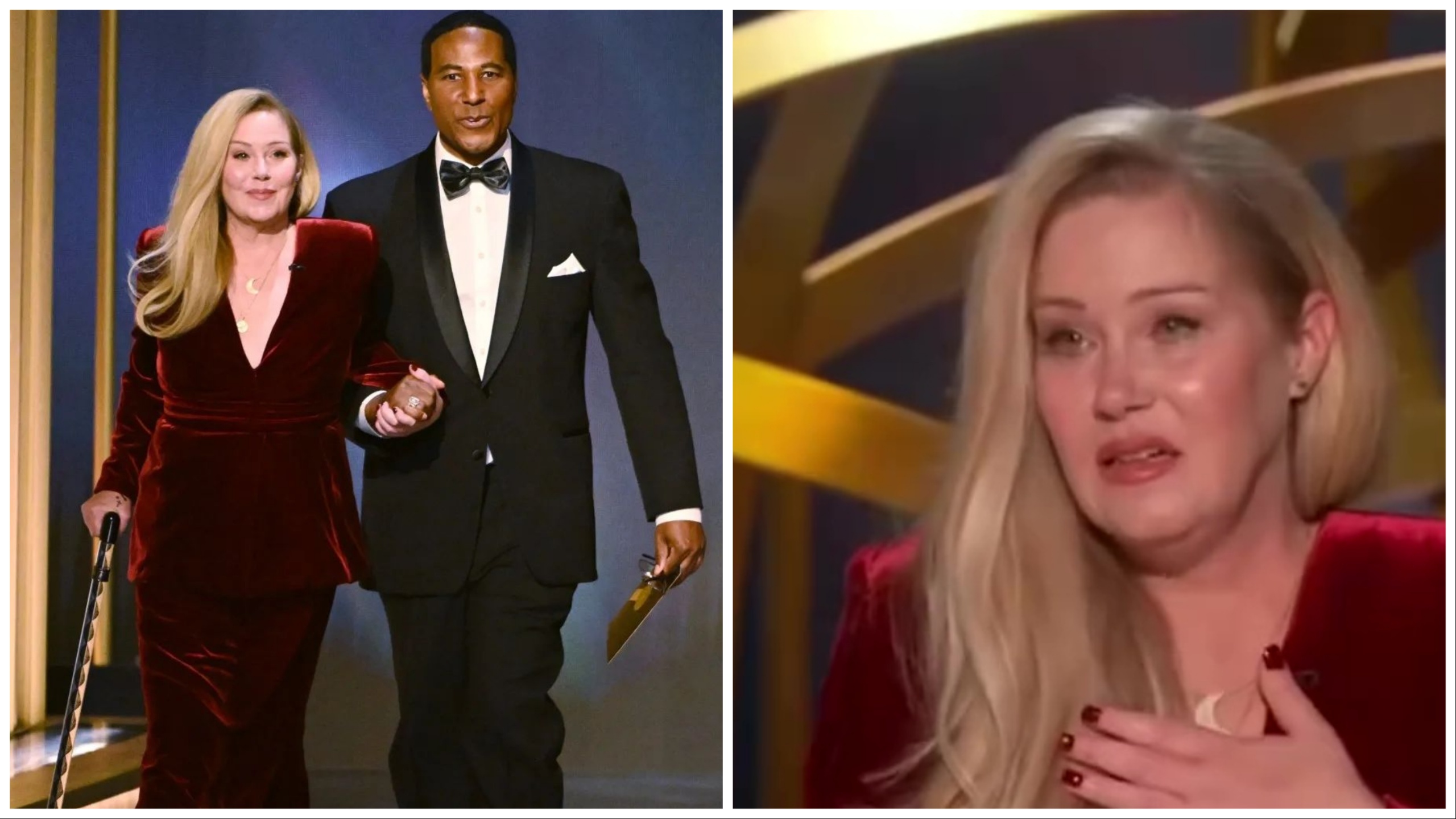 Christina Applegate en batalla contra la esclerosis múltiple en los Emmy se conmueve