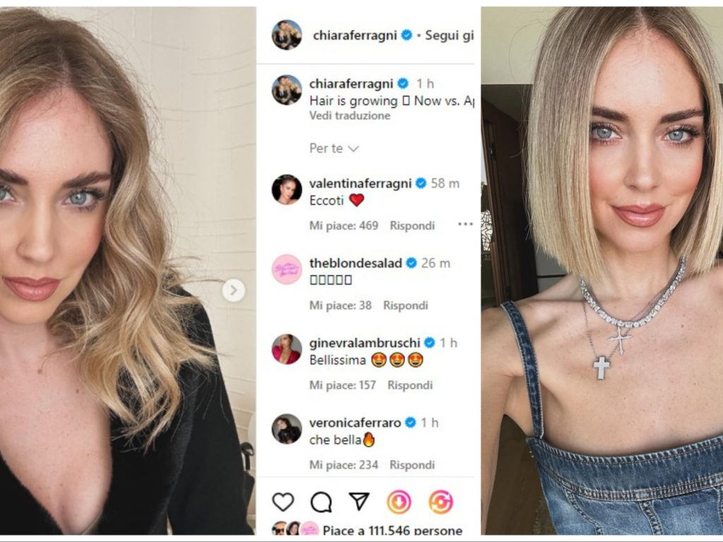 Chiara Ferragni tente de recommencer : elle ouvre les commentaires sur Instagram