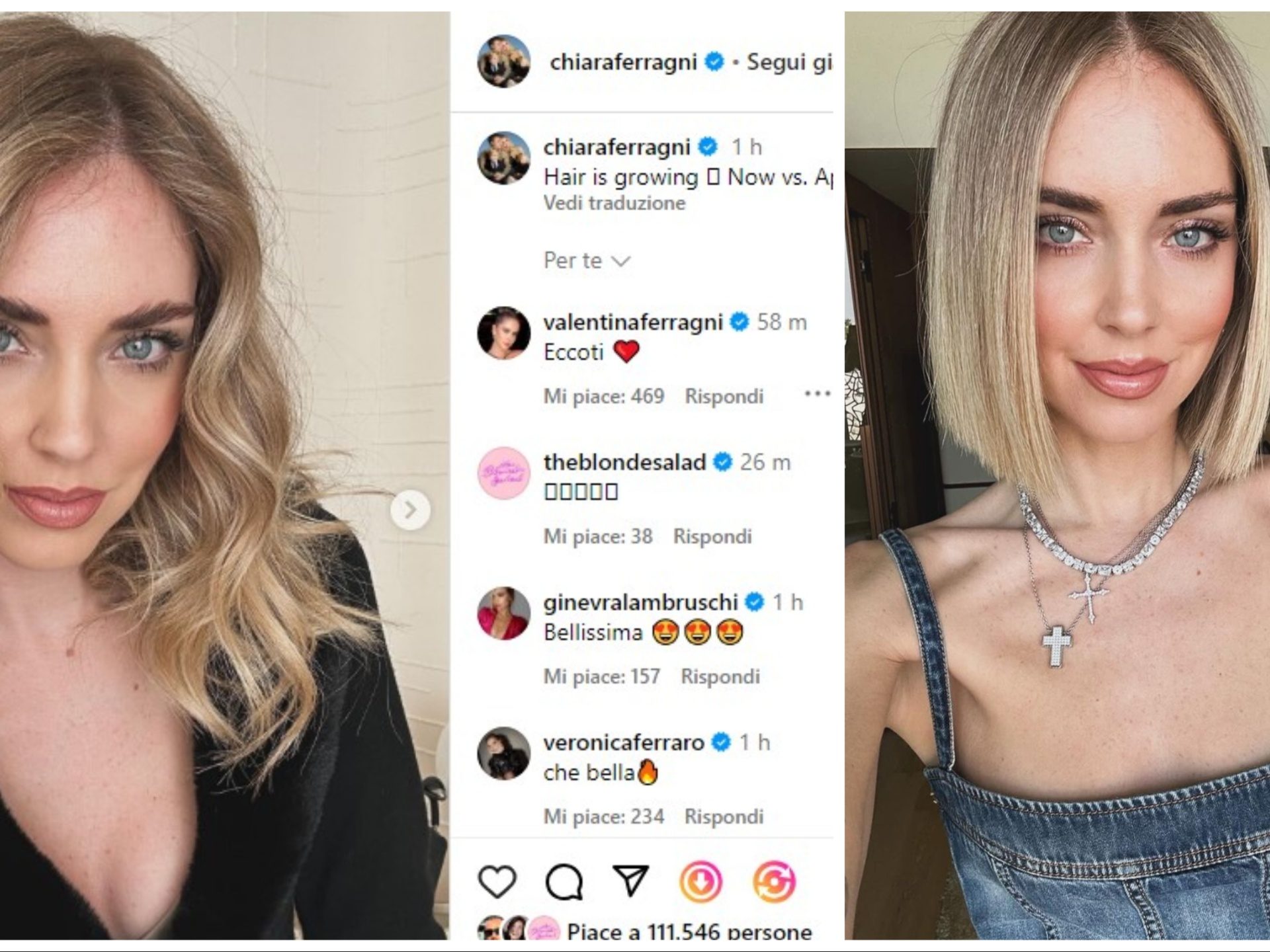 Chiara Ferragni versucht einen Neuanfang: Sie öffnet die Kommentare auf Instagram