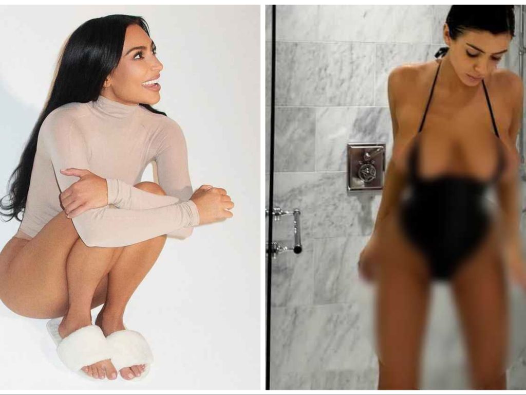 Kim Kardashian sin ropa interior para burlarse de Bianca Censores