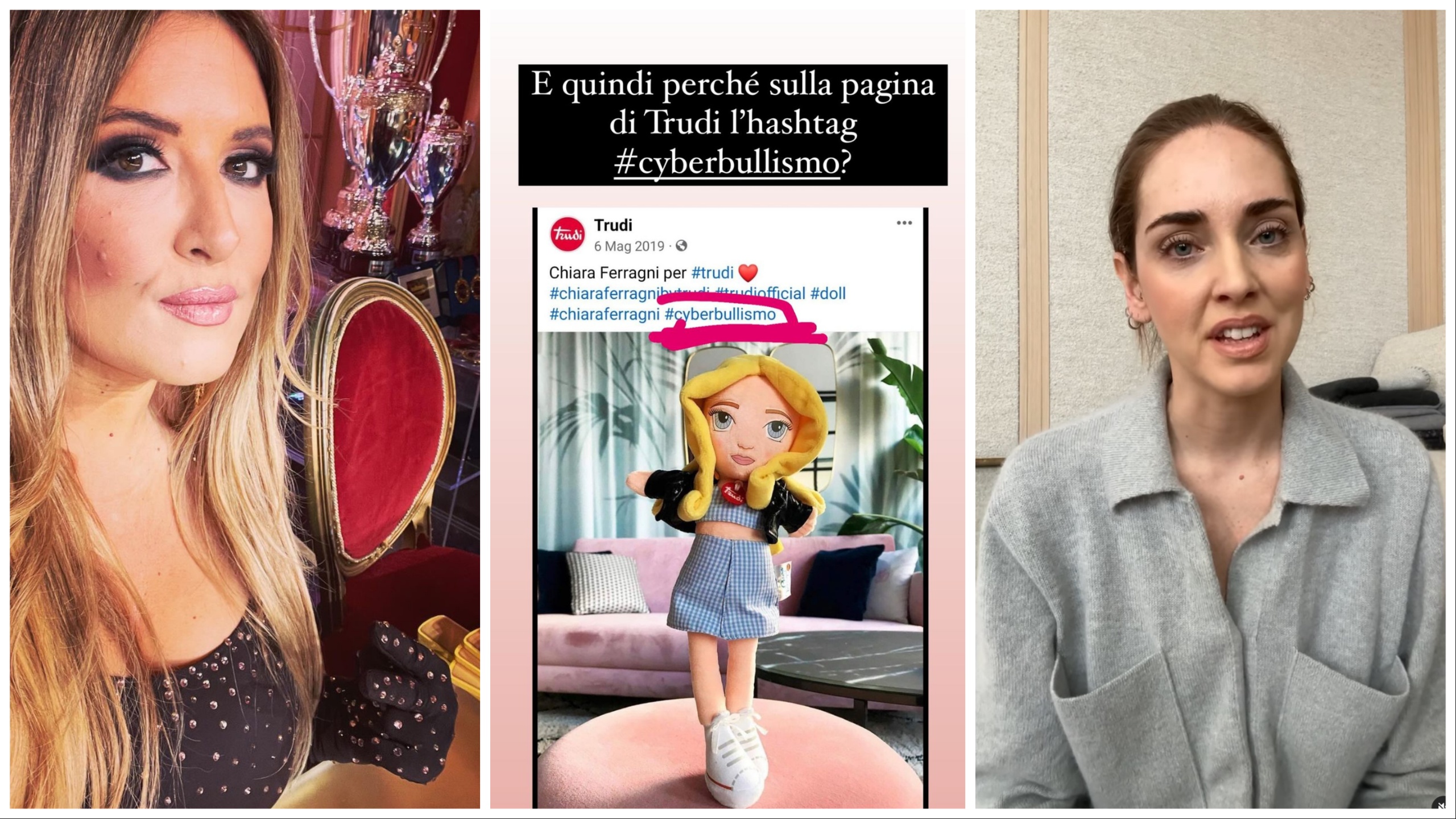 Selvaggia Lucarelli defiende ahora a Chiara Ferragni en el caso de las muñecas