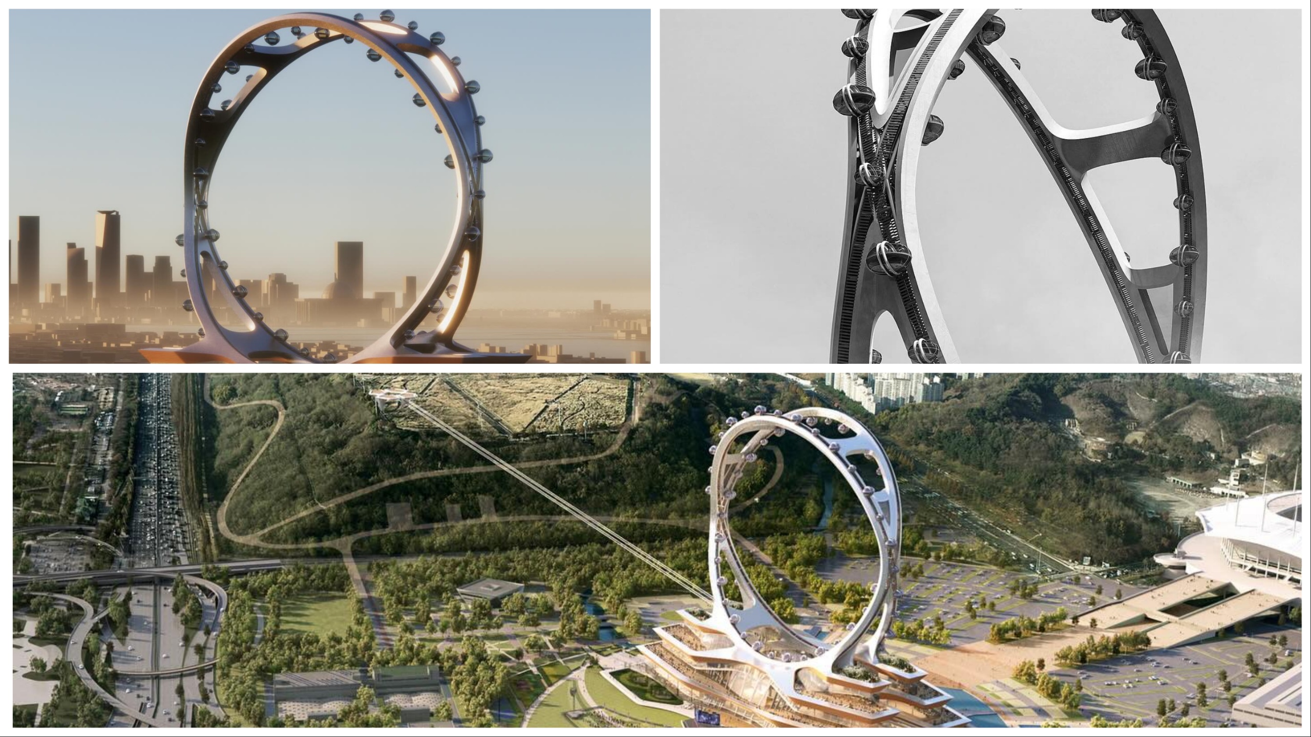 Progettata la ruota panoramica senza raggi più alta del mondo: ecco dove sorgerà