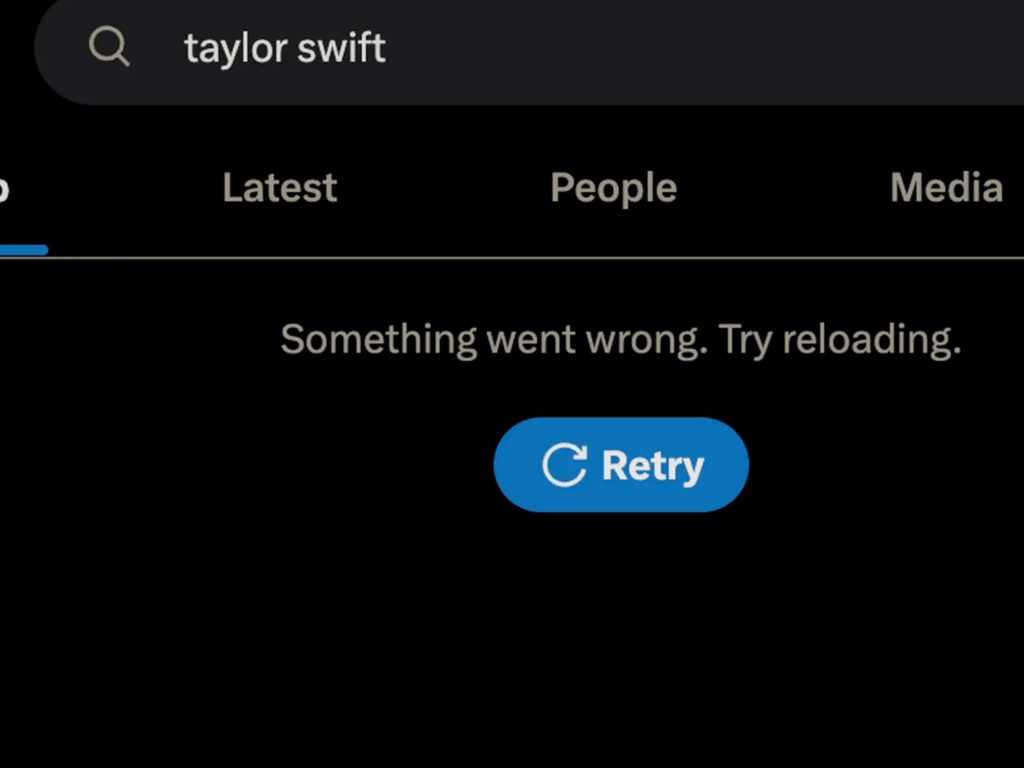 X bloque les recherches de Taylor Swift