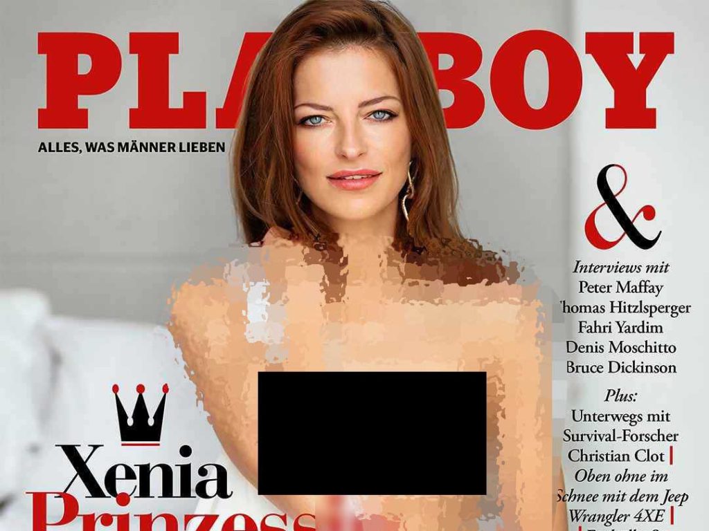 Playboy déshabille (pour la première fois) une princesse : Xenia Florence Gabriela Sophie Iris en couverture