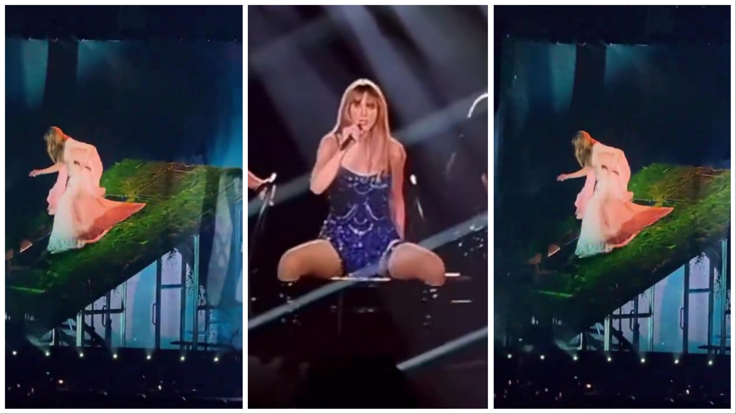 Gaffe giapponesi per Taylor Swift: doppia scivolata al concerto