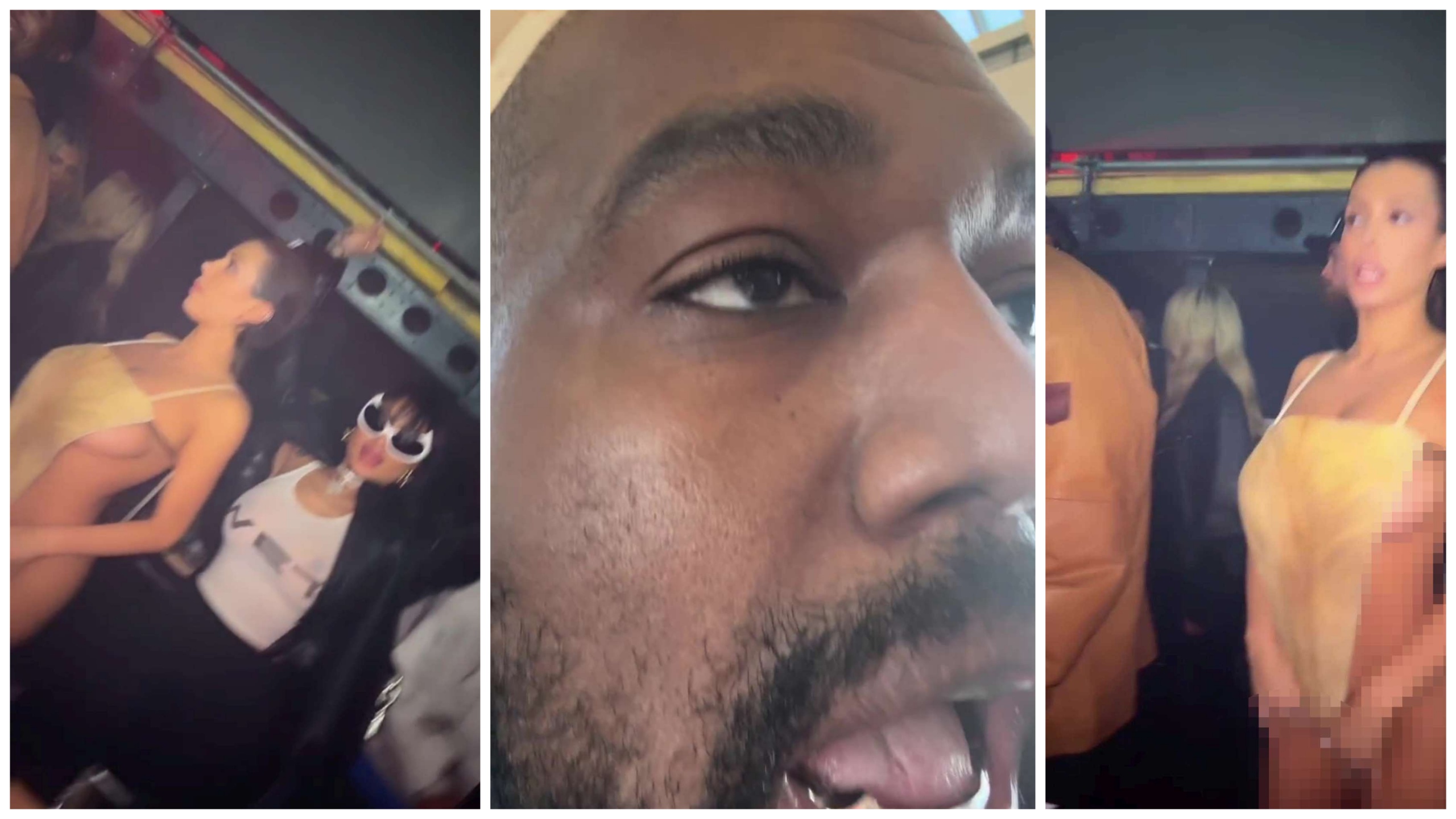 Bianca Censori alla festa del Super Bowl arriva seminuda: sfida a Kim Kardashian