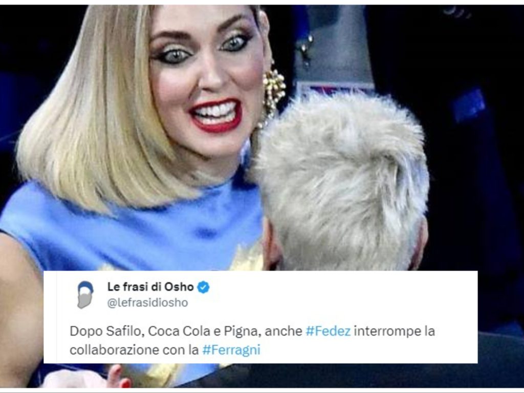 Chiara Ferragni und Abschied von Fedez, Meme-Regen in den sozialen Medien