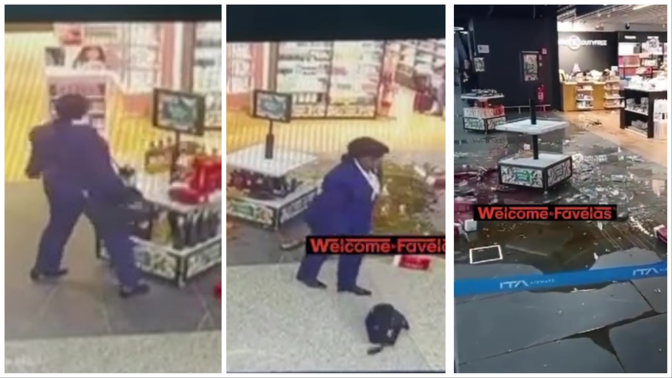 Hostess licenziata devasta il duty free: panico all'aeroporto, video shock