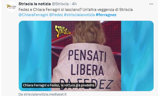 Chiara Ferragni und Abschied von Fedez, Meme-Regen in den sozialen Medien