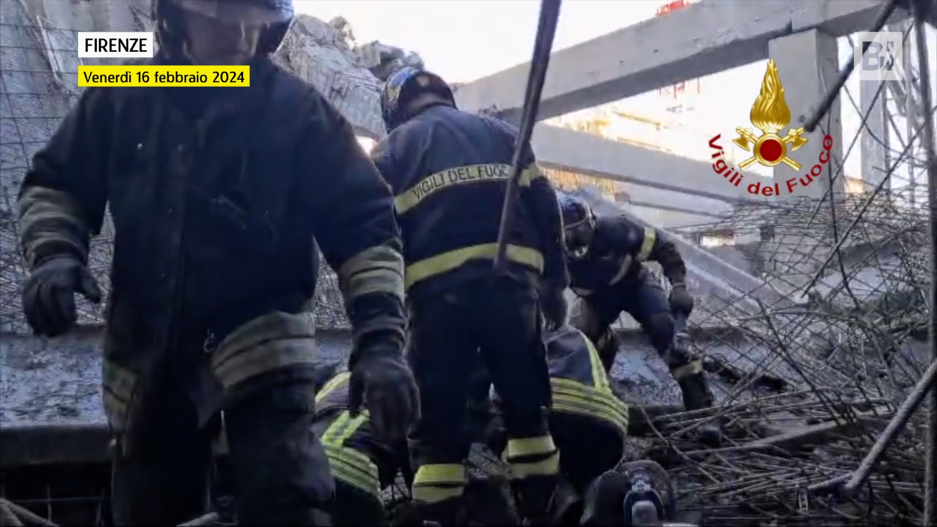 Florencia, una viga se derrumba en la obra de un…