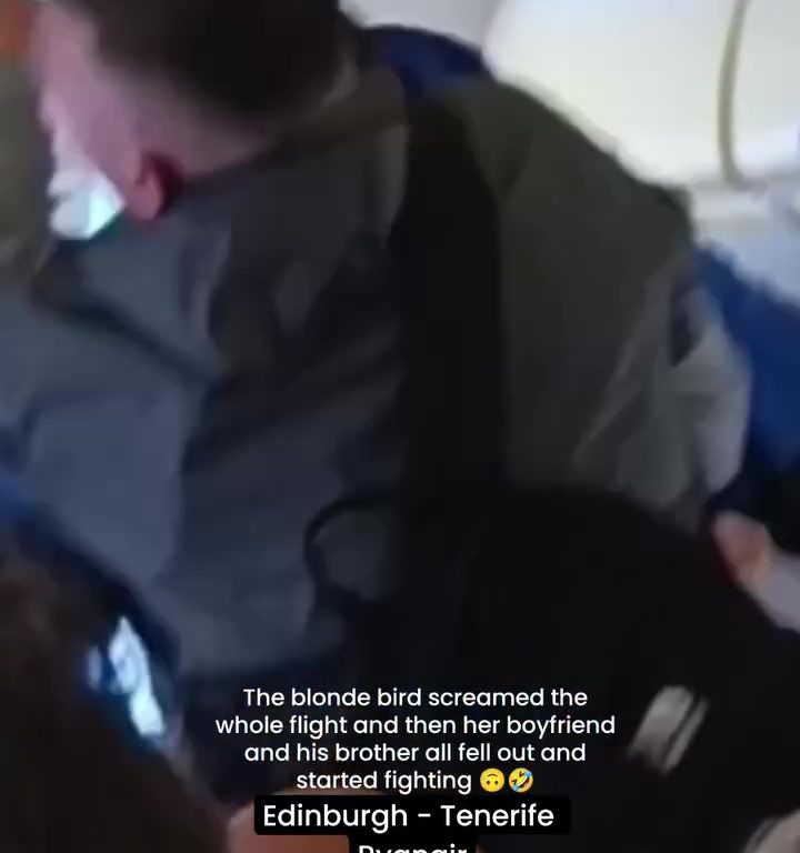 Cabezazos, gritos y puñetazos: la peor pelea en un avión se vuelve viral