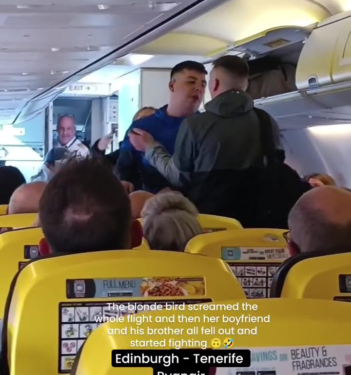 Cabezazos, gritos y puñetazos: la peor pelea en un avión se vuelve viral