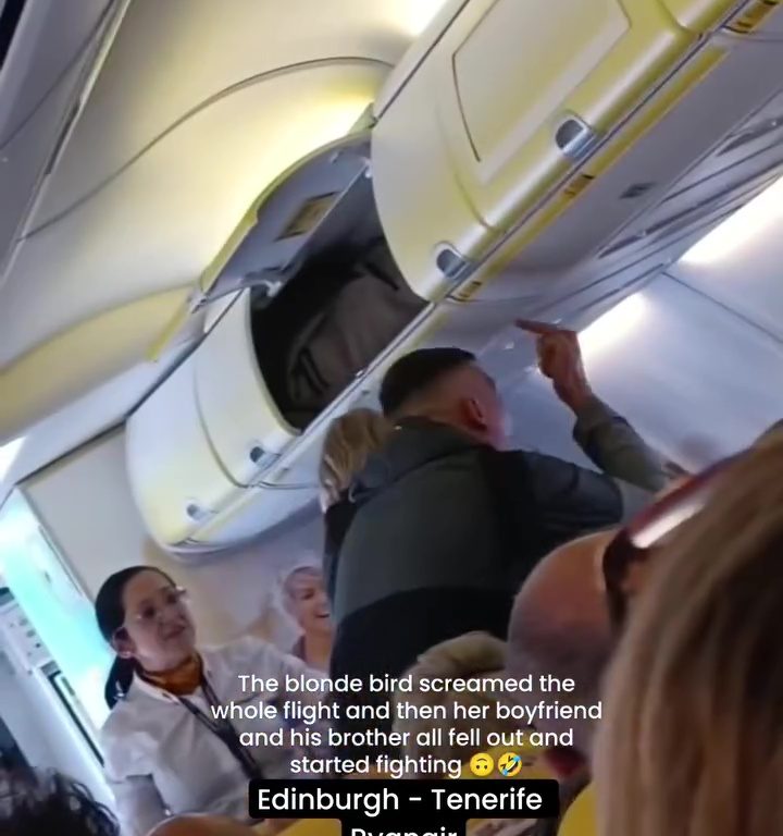 Coups de tête, cris et coups de poing : le pire combat dans un avion devient viral