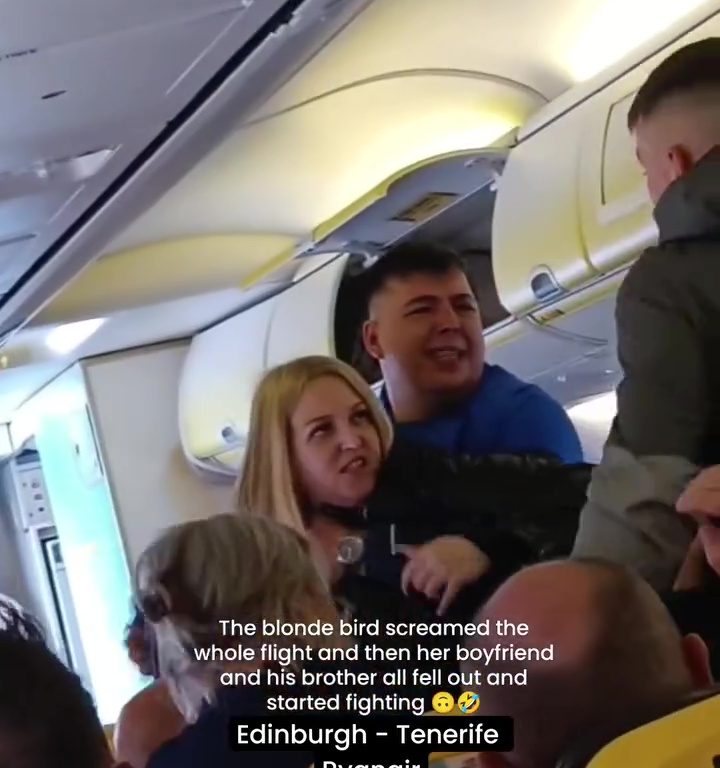 Cabezazos, gritos y puñetazos: la peor pelea en un avión se vuelve viral