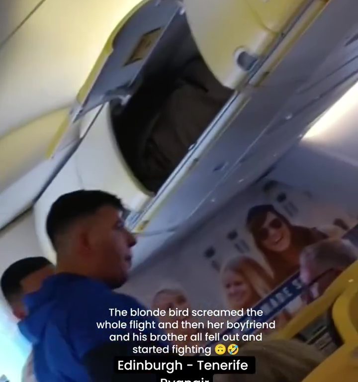 Cabezazos, gritos y puñetazos: la peor pelea en un avión se vuelve viral