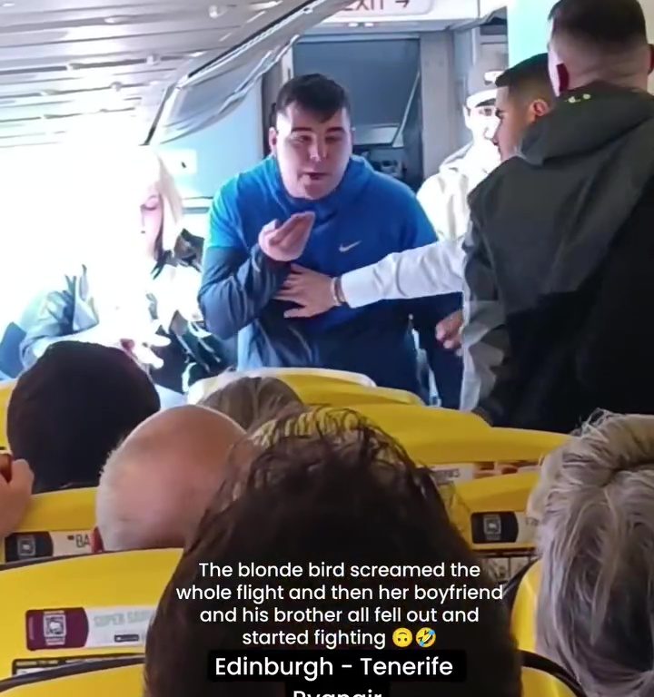 Cabezazos, gritos y puñetazos: la peor pelea en un avión se vuelve viral