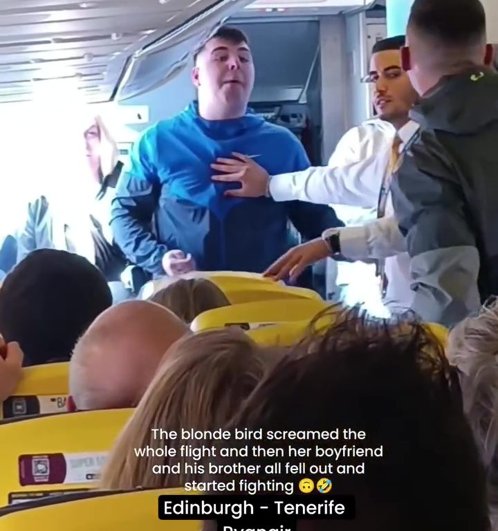 Cabezazos, gritos y puñetazos: la peor pelea en un avión se vuelve viral