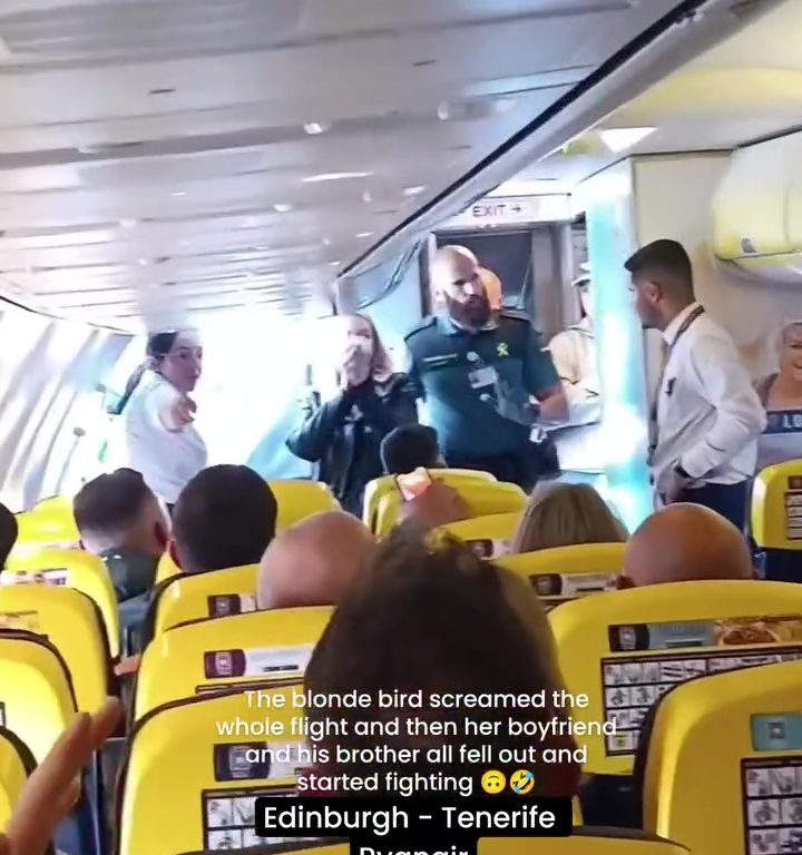 Coups de tête, cris et coups de poing : le pire combat dans un avion devient viral