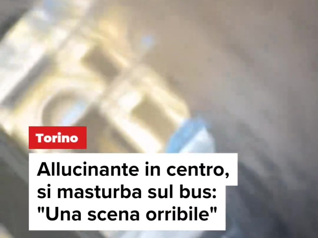 Torino, sul bus 68 nuovo caso di depravato a bordo: uomo si tocca e viene filmato