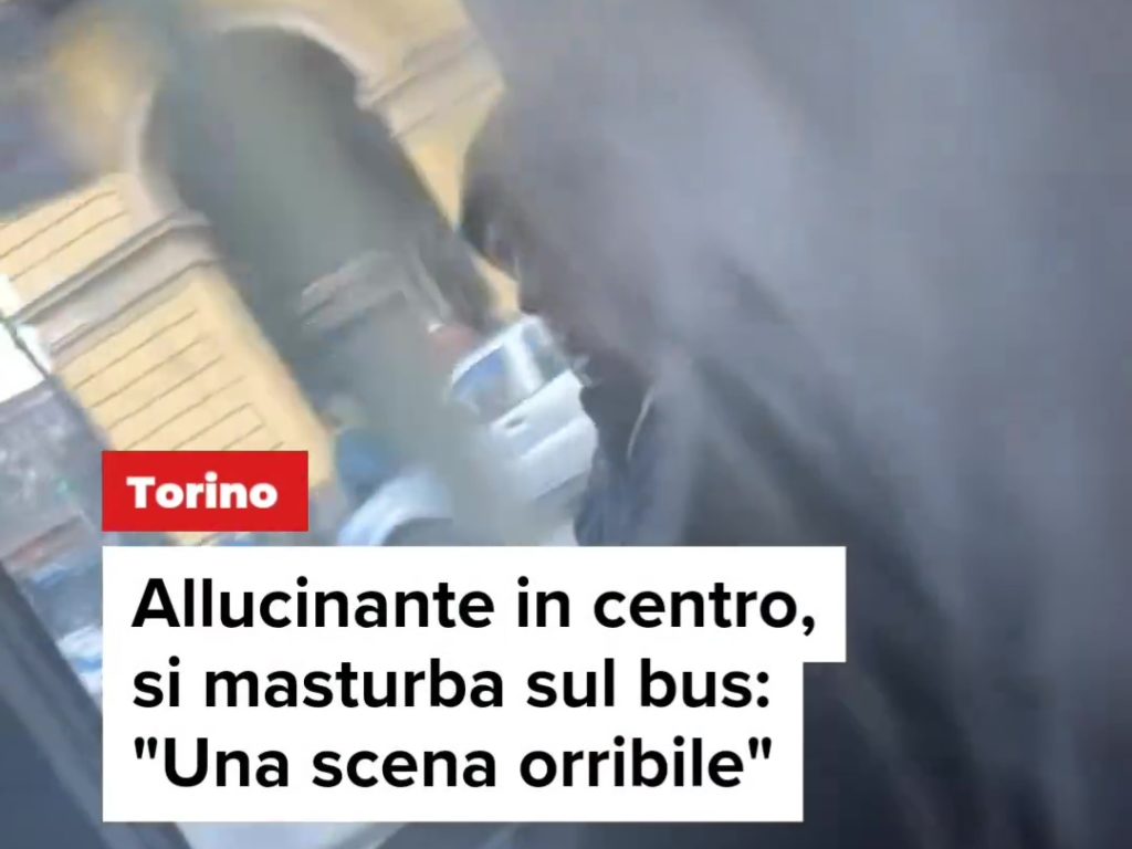 Torino, sul bus 68 nuovo caso di depravato a bordo: uomo si tocca e viene filmato