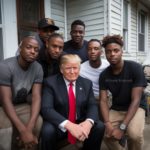 Trump con gli elettori neri, ecco perché i social sono pieni di foto false