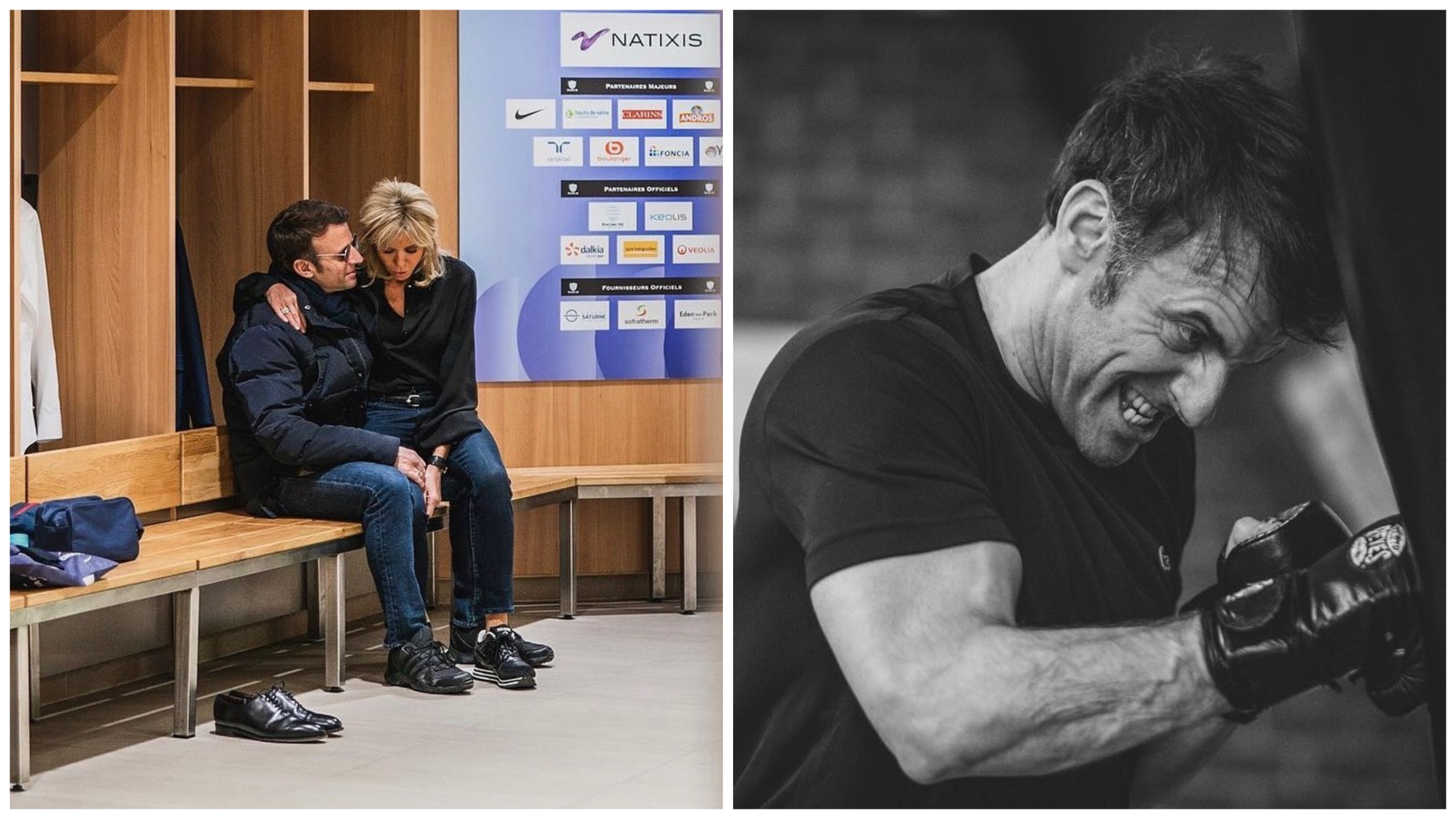 Macron mostra i muscoli, foto virili contro Putin e le malelingue