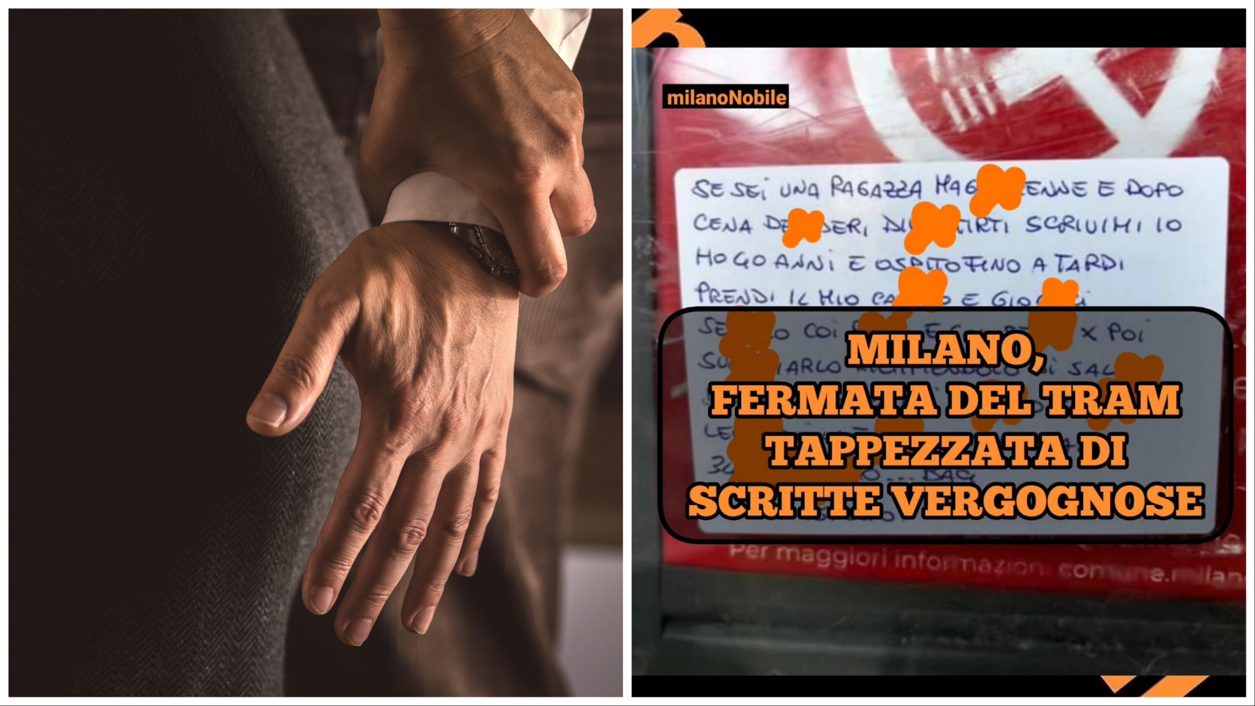 Milano, depravato tenta adescamenti con cartelli a fermata bus