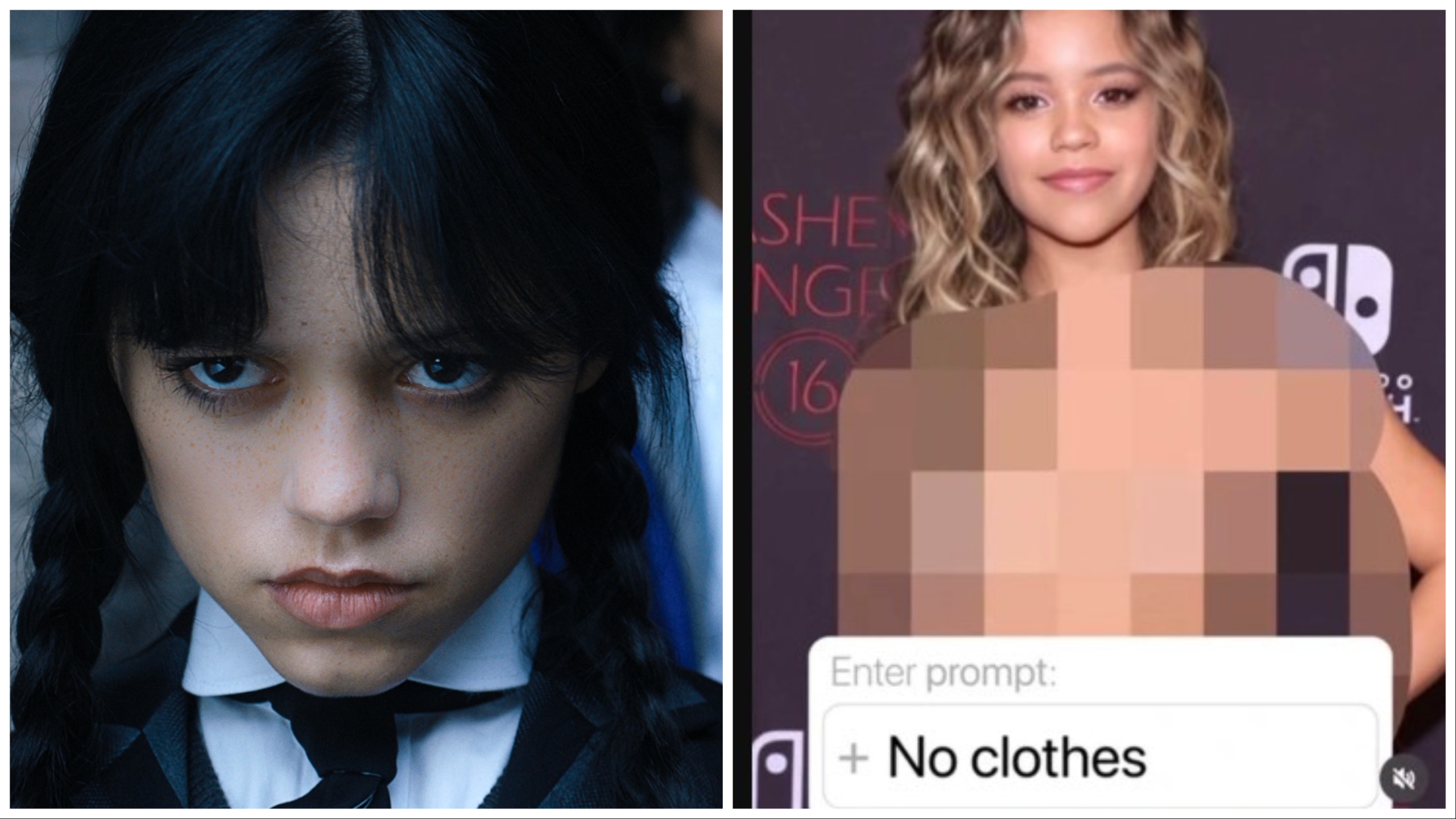 Deepfake di Jenna Ortega usati per pubblicità su Facebook e Instagram: polemica