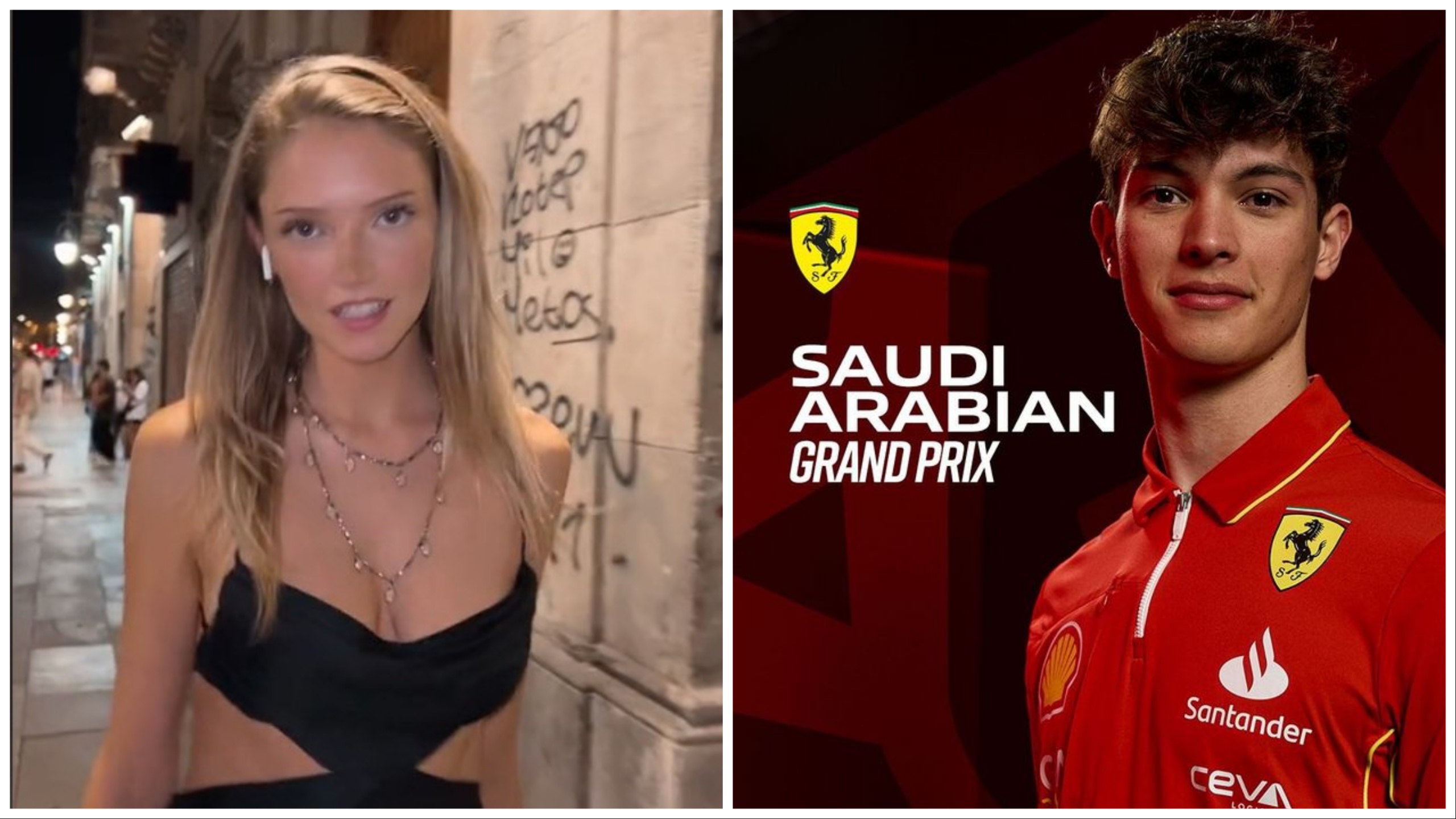 Oliver Bearman, il più giovane pilota Ferrari fidanzato con una tiktoker