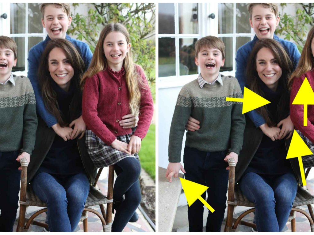 Kate Middleton scuse foto fake