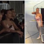 Kim Kardashian e Bianca Censori insiema al concerto di Kanye West