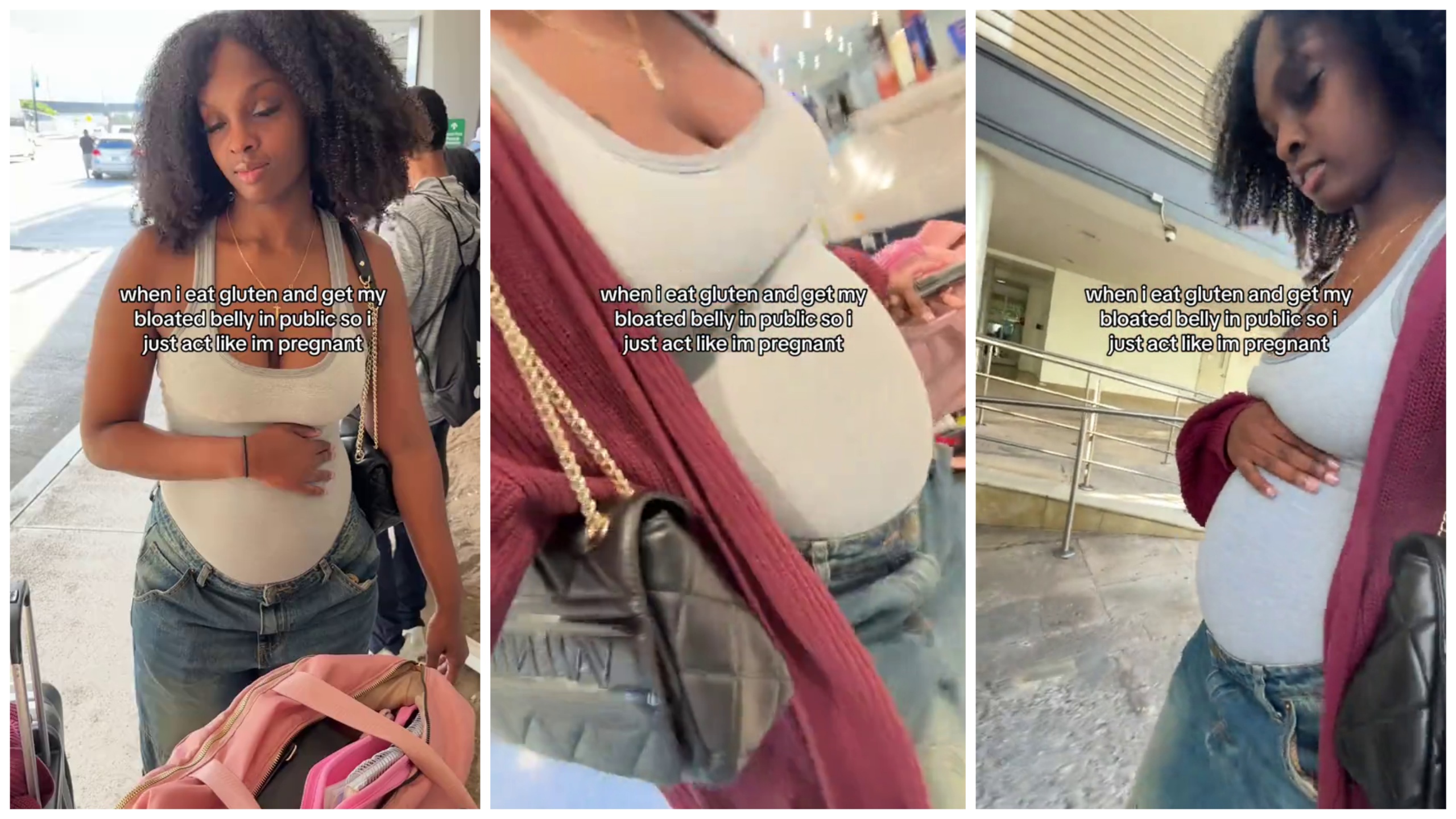 Si gonfia mangiando glutine e finge gravidanza: "Salto code e ho posti migliori in aereo"