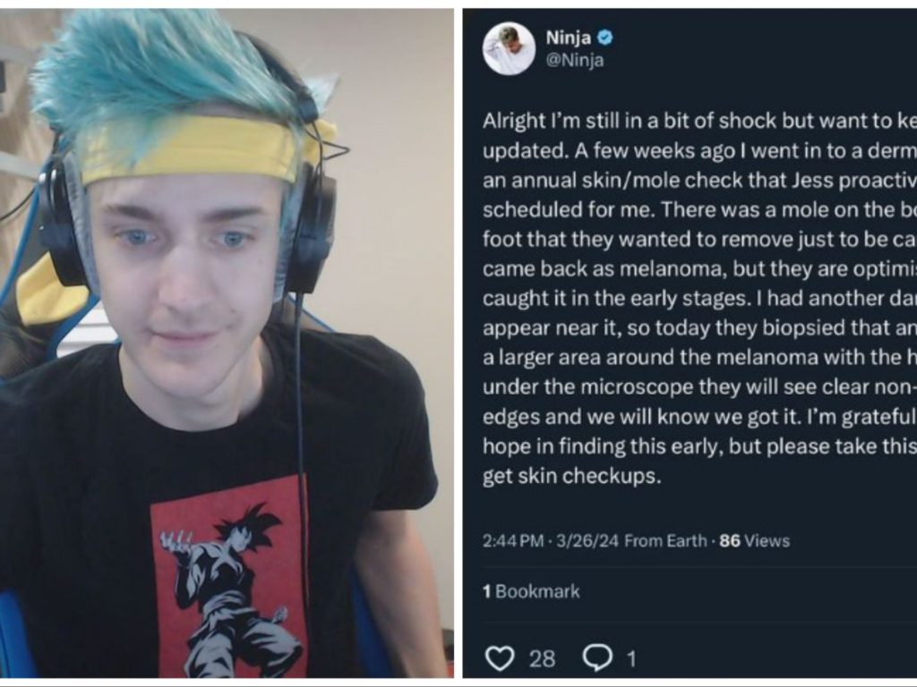 Ninja, le streamer Twitch le plus célèbre, a un cancer : annonce choc