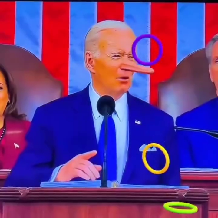 Trump ridicolizza il discorso di Biden e lo trasforma in cartone animato