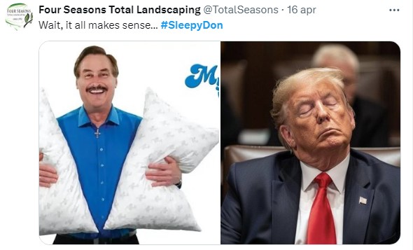 Donald Trump se queda dormido en la corte y se convierte en el meme del "Don somnoliento"