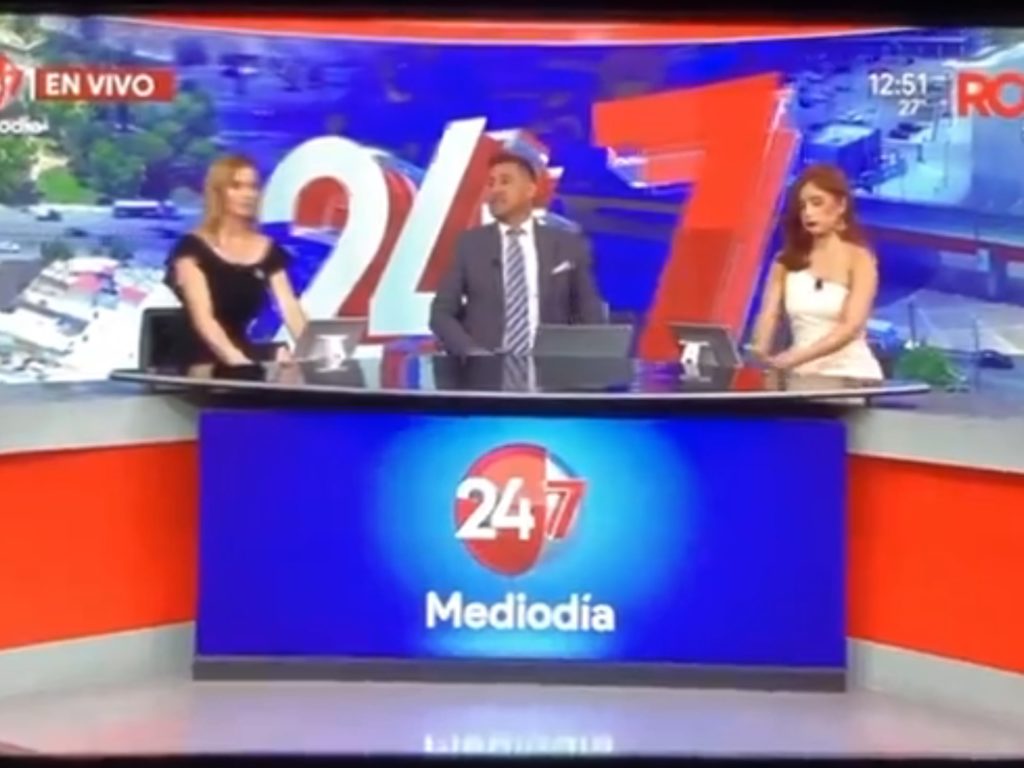 Eclipse testicular en vivo en las noticias, vergüenza en el estudio de video viral