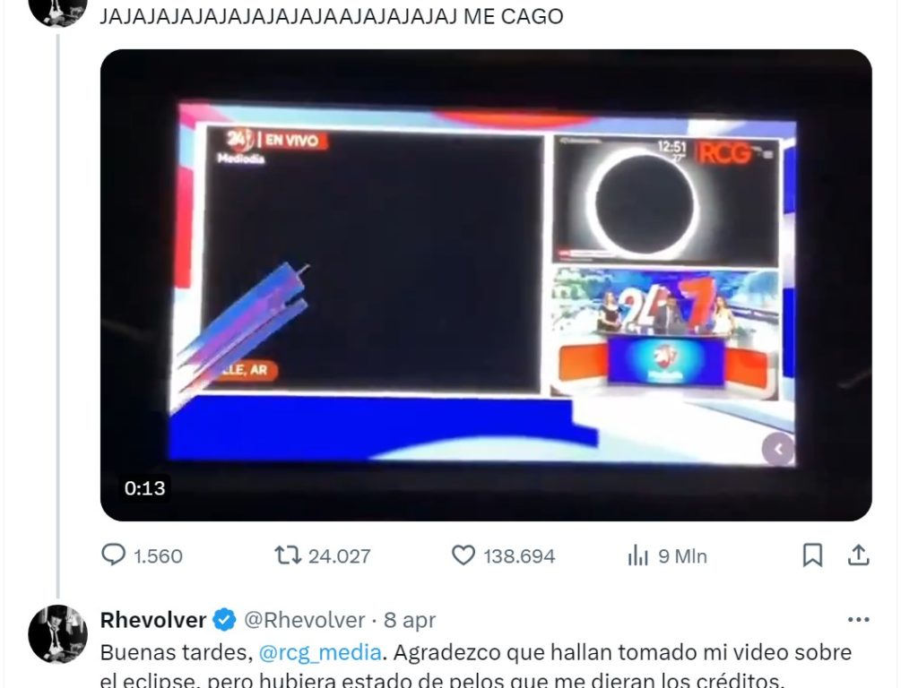 Eclipse testicular en vivo en las noticias, vergüenza en el estudio de video viral