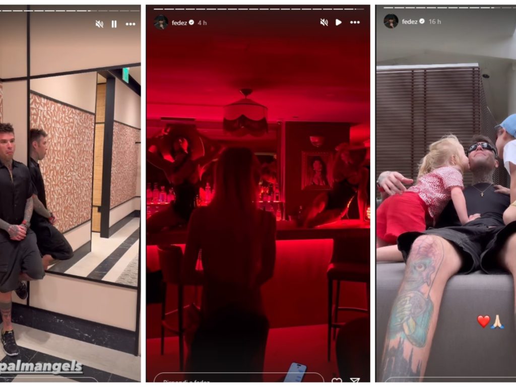 Fedez à Miami s'ébat dans un club de strip-tease : et ses enfants