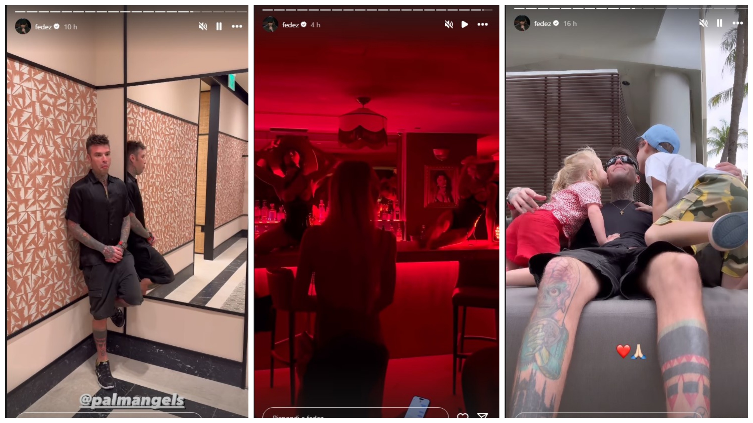 Fedez a Miami folleggia in uno strip club: e i figli