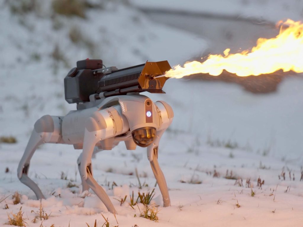 Der Thermonator, ein Verteidigungsroboterhund mit Flammenwerfer, ist im Angebot: Hier sind die Kosten